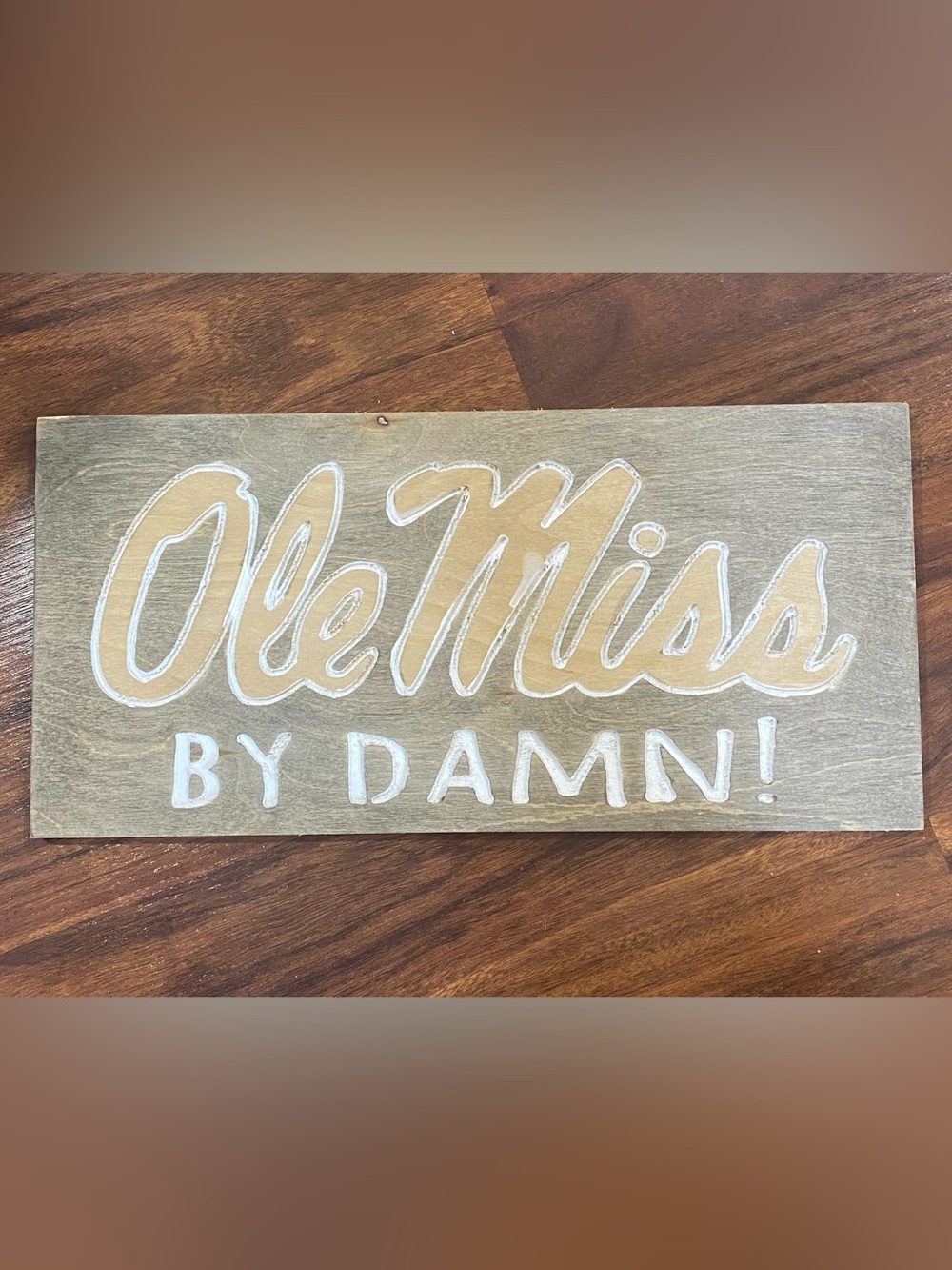 🆕 Ole Miss Rebels Custom Wood Sign University of Mississippi Wall Decor Oxford